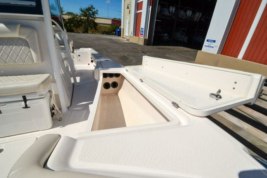 Port Bow rod storage