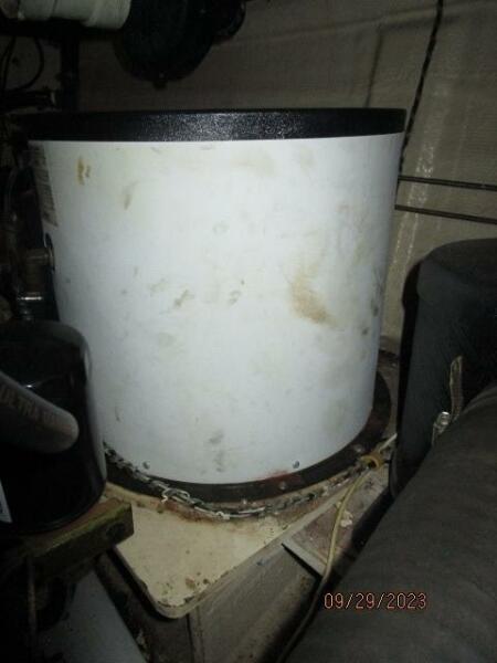 36' Grand Banks water heater