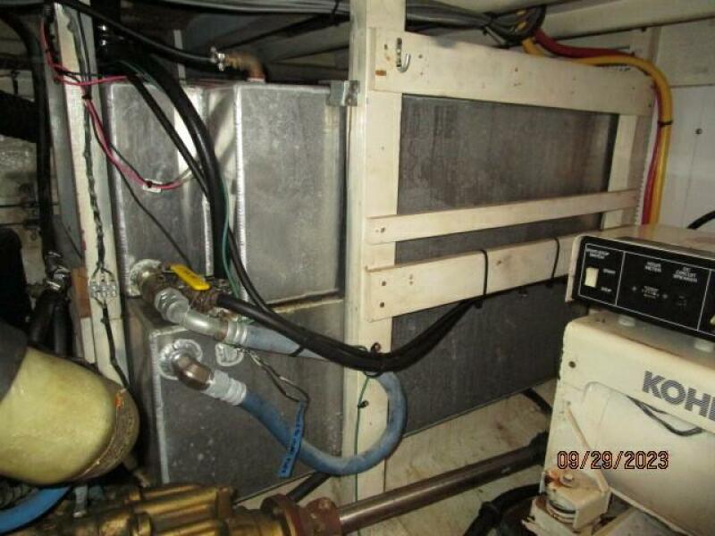 36' Grand Banks port fuel tank