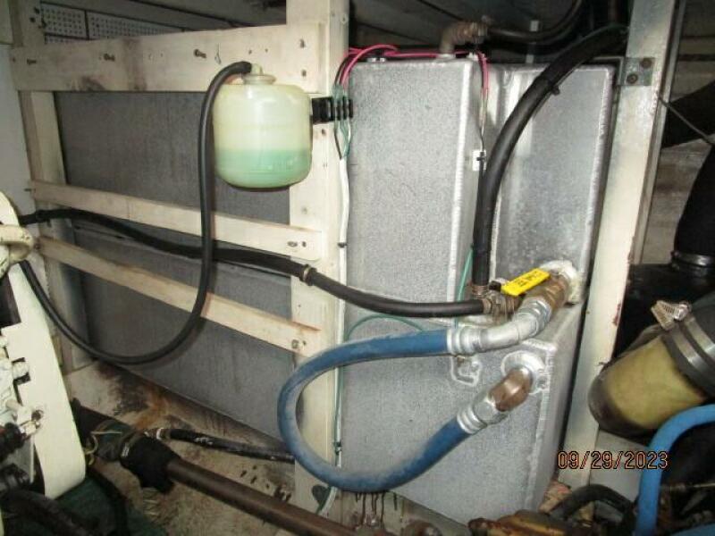 36' Grand Banks starboard fuel tank