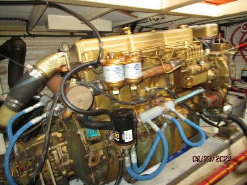 36' Grand Banks port main engine1