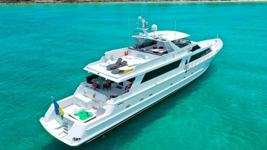 ISLAND TIME 110ft Broward Yacht For Sale