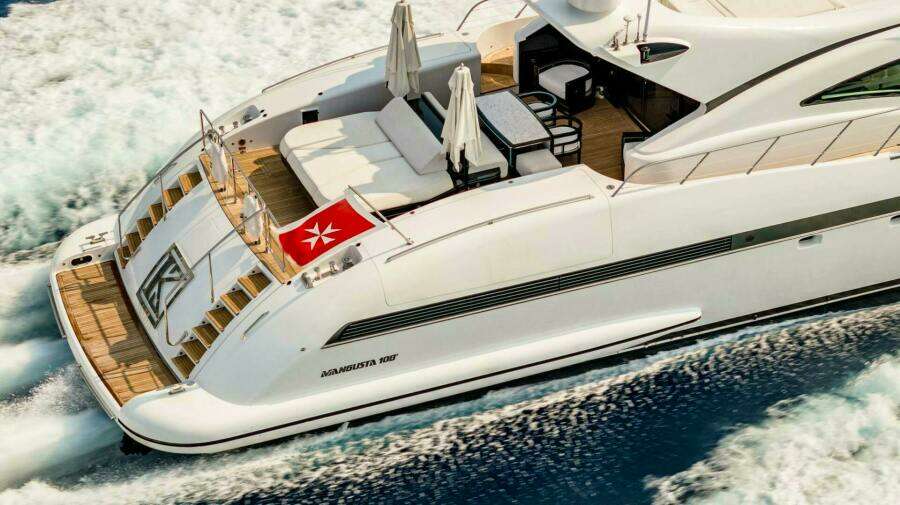1K 109ft Overmarine Yacht For Sale