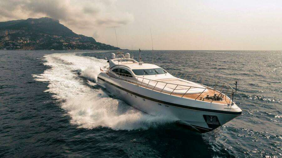 1K 109ft Overmarine Yacht For Sale