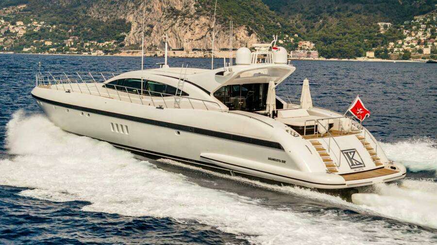 1K 109ft Overmarine Yacht For Sale