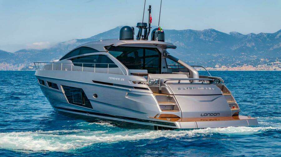 SILVER MISSILE 62ft Pershing Yacht For Sale