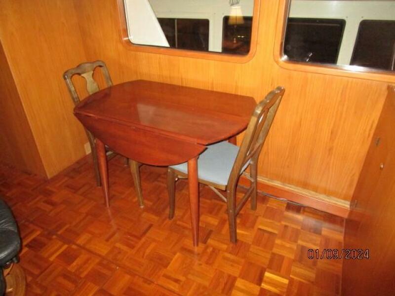 56' DeFever salon dining table 