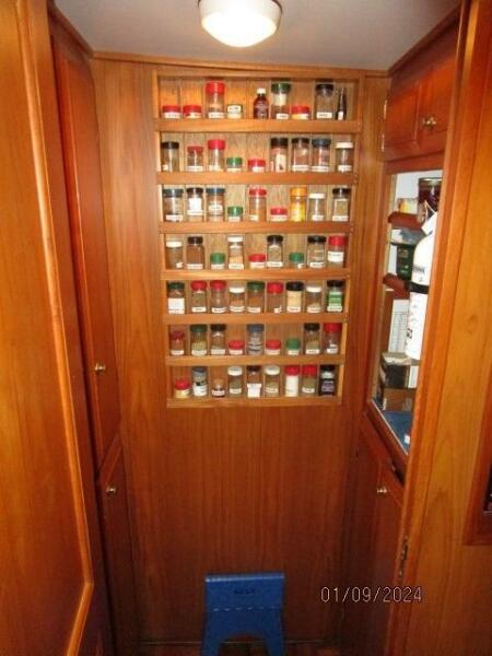 56' DeFever galley pantry