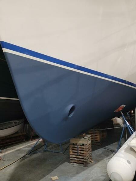 56' DeFever new bottom paint