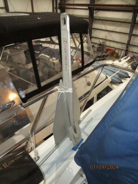 56' DeFever spare anchor