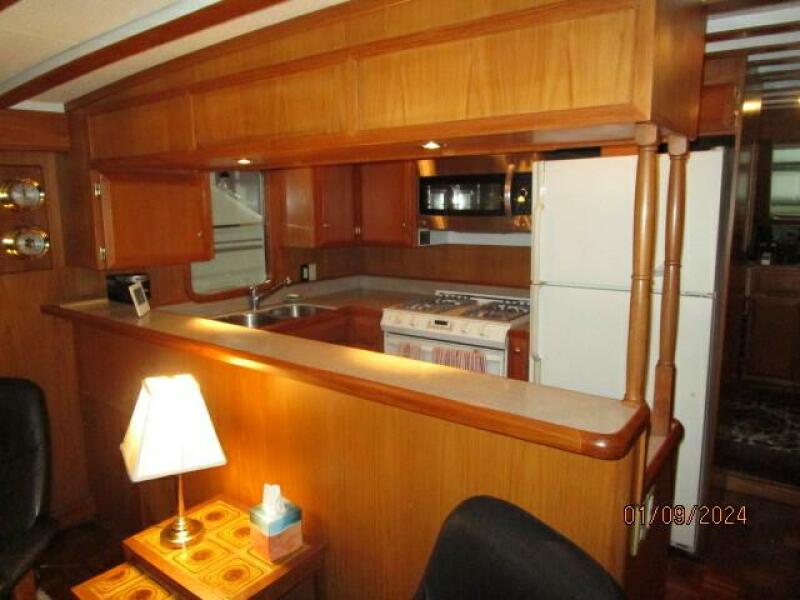56' DeFever galley1