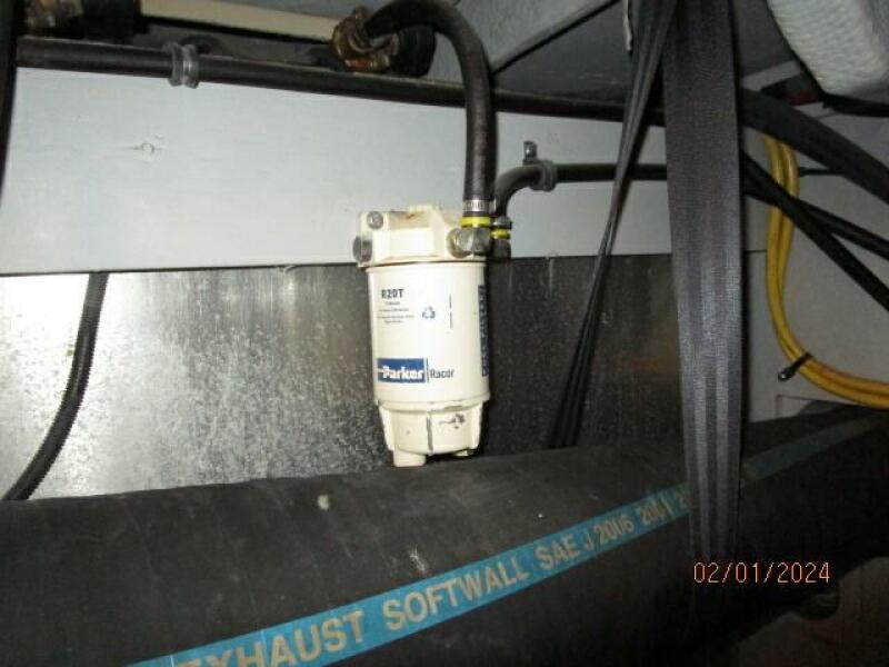 41' Meridian generator Racor fuel filter