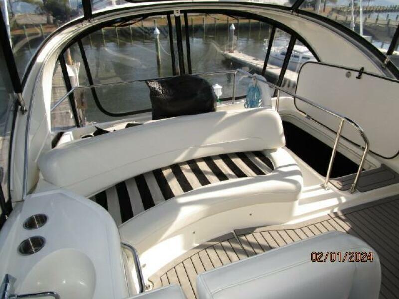 41' Meridian flybridge aft