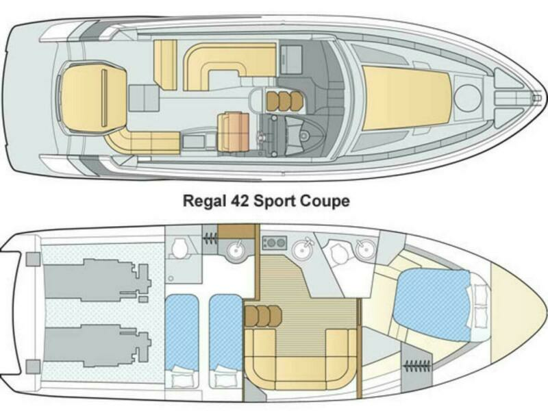 Regal 42 Sport Coupe Layout