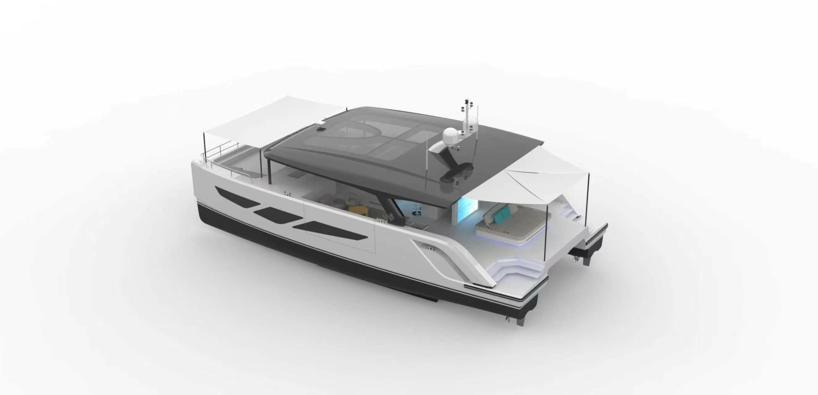 2027 Diamond Yachts P55 Power Catamaran