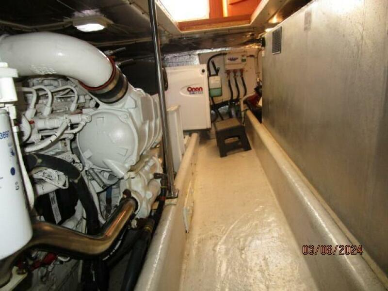 42' Nordic Tug engine room port aft