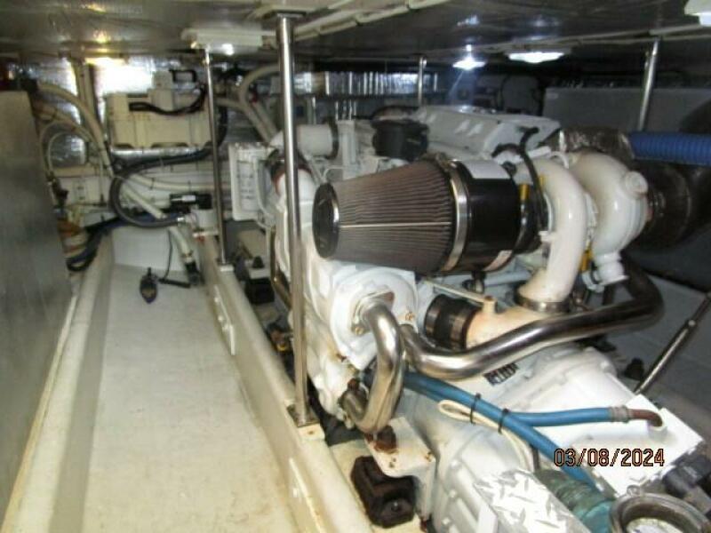 42' Nordic Tug engine room forward