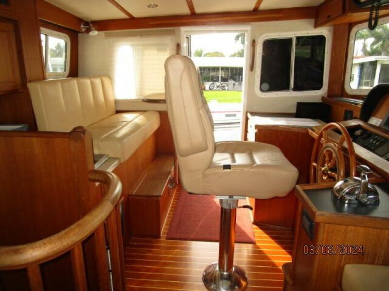 42' Nordic Tug pilothouse port