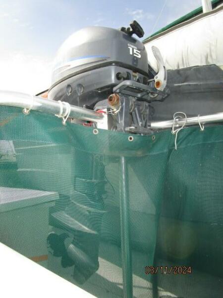 43' Mainship tender outboard