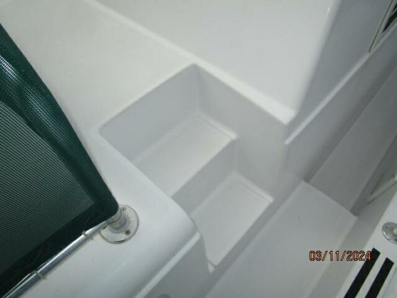 43' Mainship trunk cabin starboard step