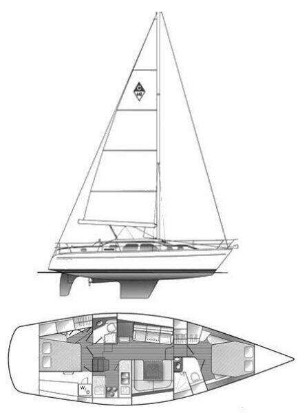 Harmony 44ft Catalina Yacht For Sale