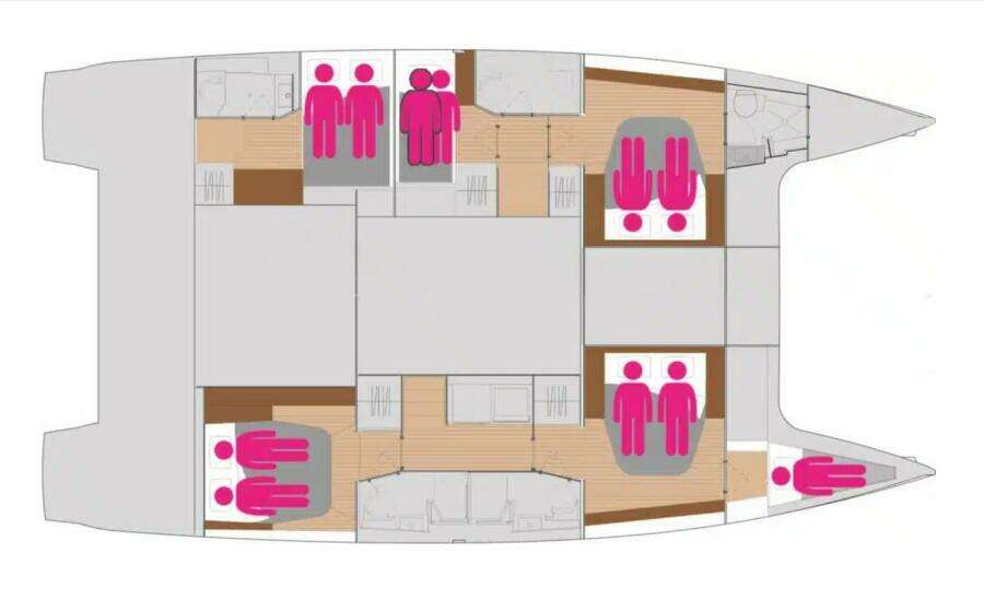 Luna Bliss 47ft Fountaine Pajot Yacht For Sale