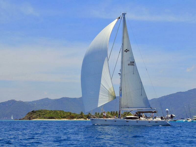 Port Beam with Spinnaker