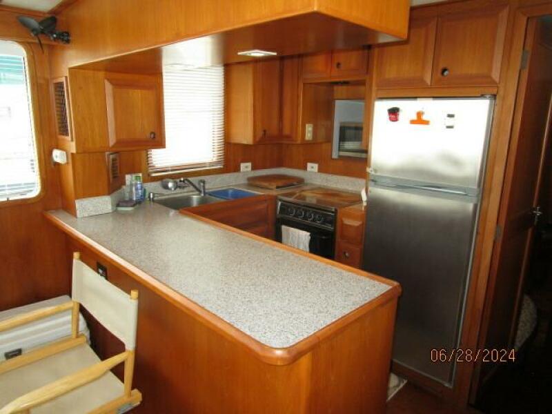 49' DeFever galley1