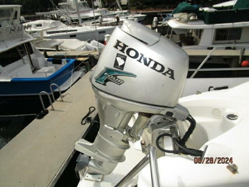 49' DeFever tender outboard1