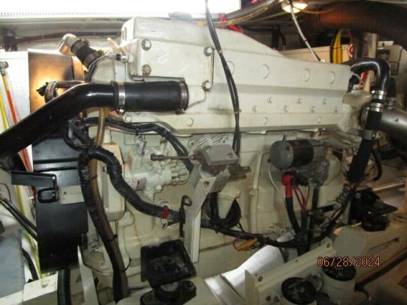 49' DeFever starboard main engine