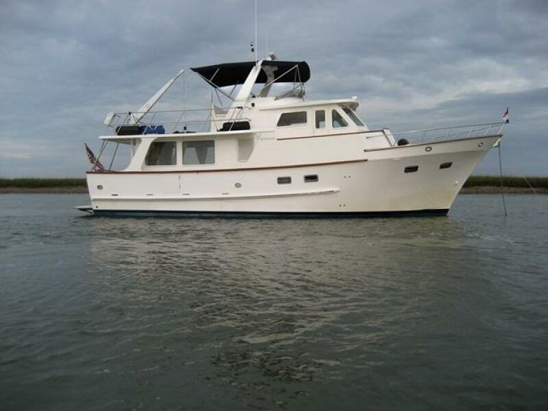 49' DeFever starboard profile