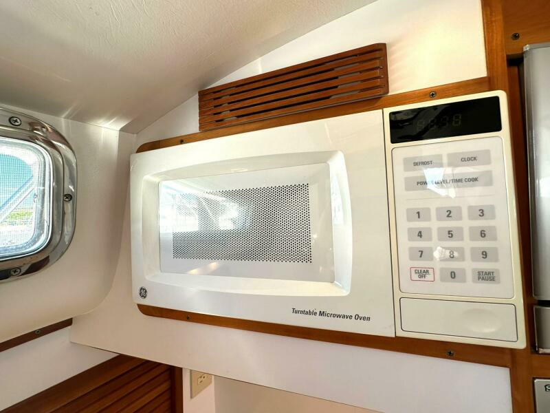 Microwave in Galley