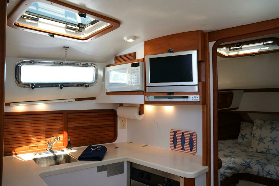 Galley Up Bed View