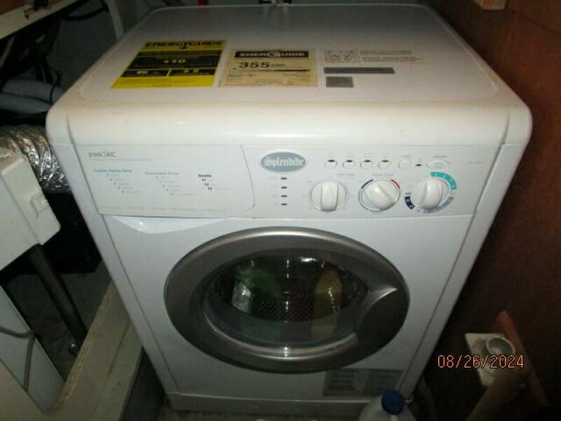 40' Mainship washer-dryer