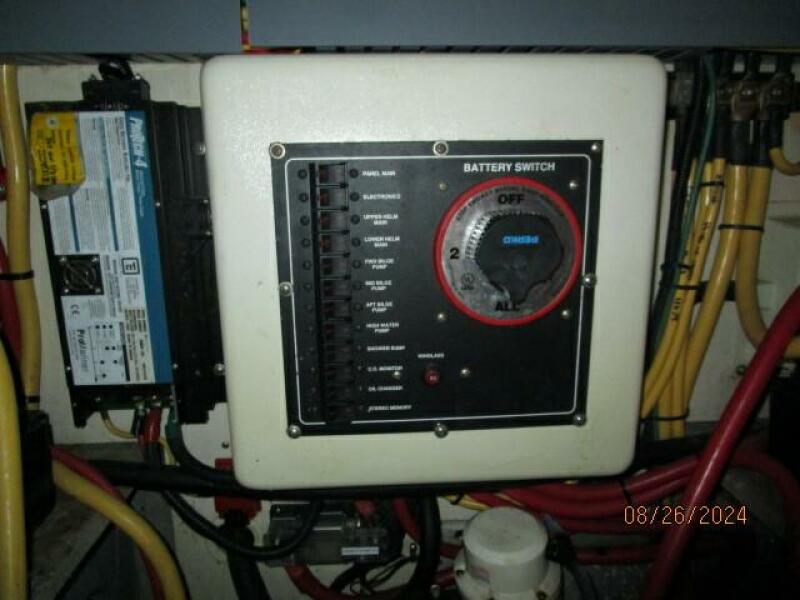 40' Mainship engine room electrical panel