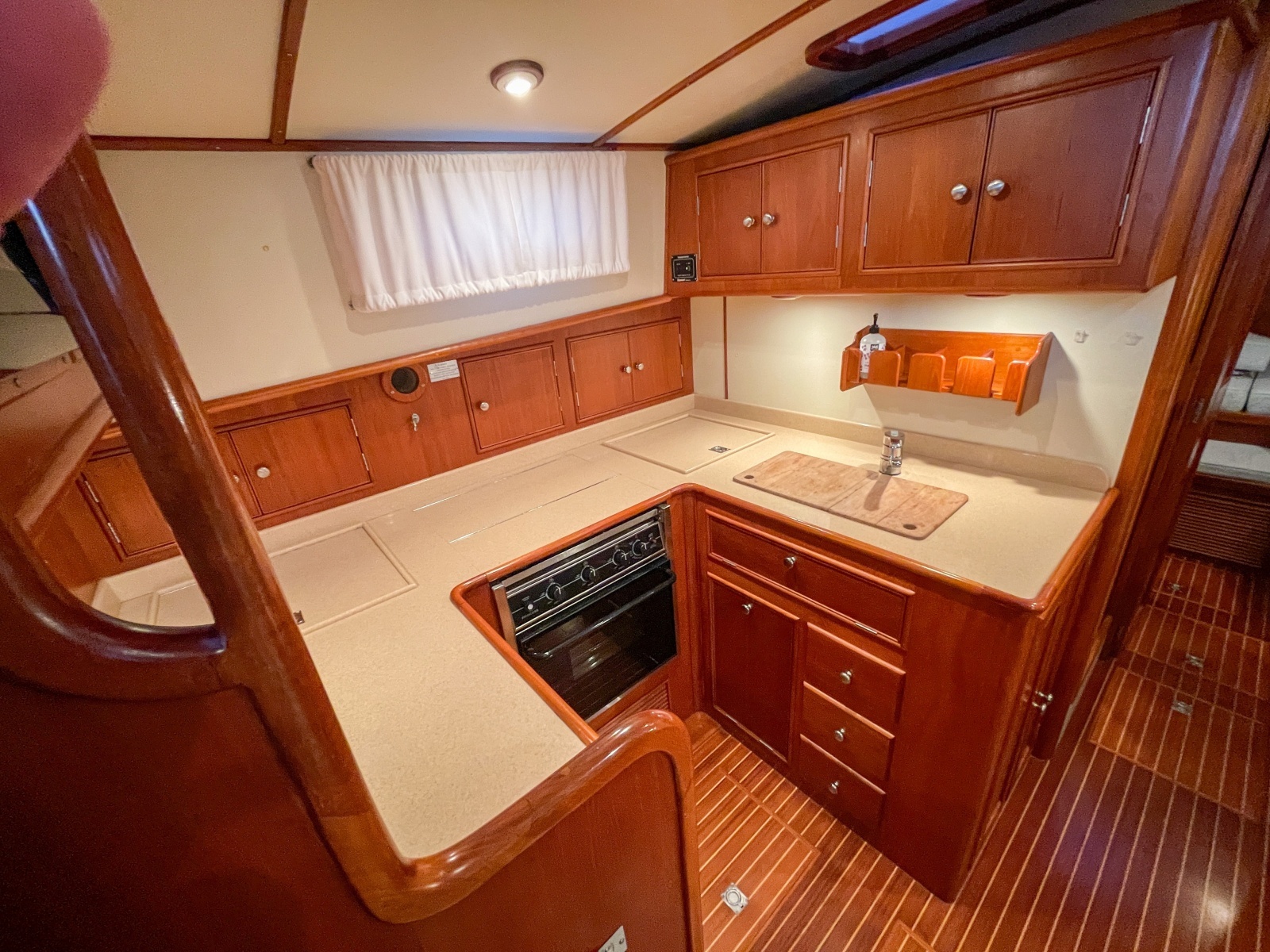2001 Grand Banks Eastbay 38HX U-shaped galley