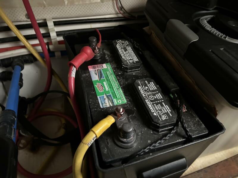 34' Mainship generator start battery
