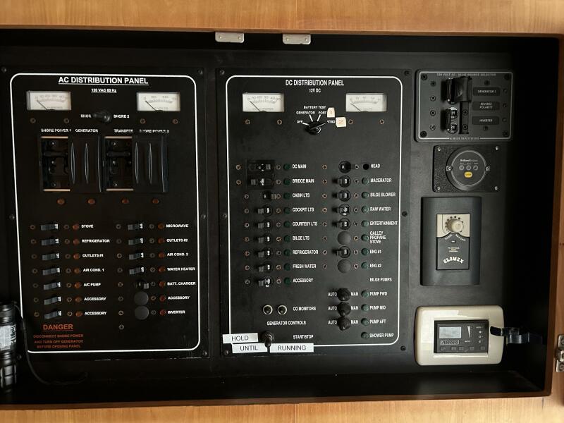 34' Mainship salon electrical panel