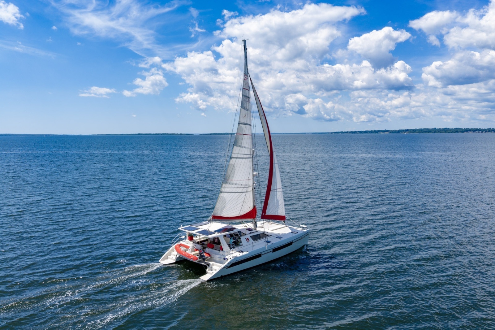 2017 St. Francis 50 MK2 starboard hind quarter