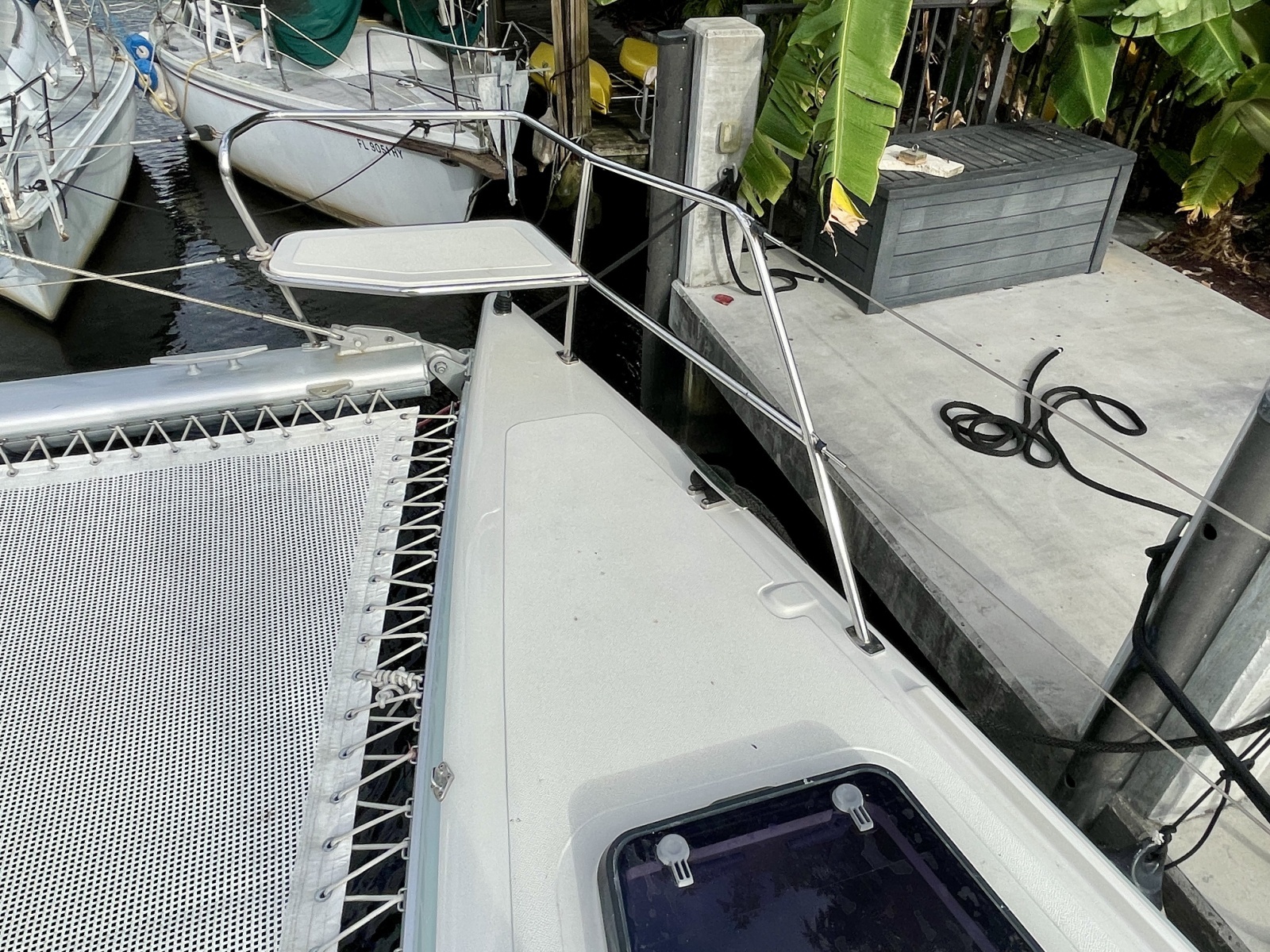 2017 St. Francis 50 MK2 starboard pontoon foredeck