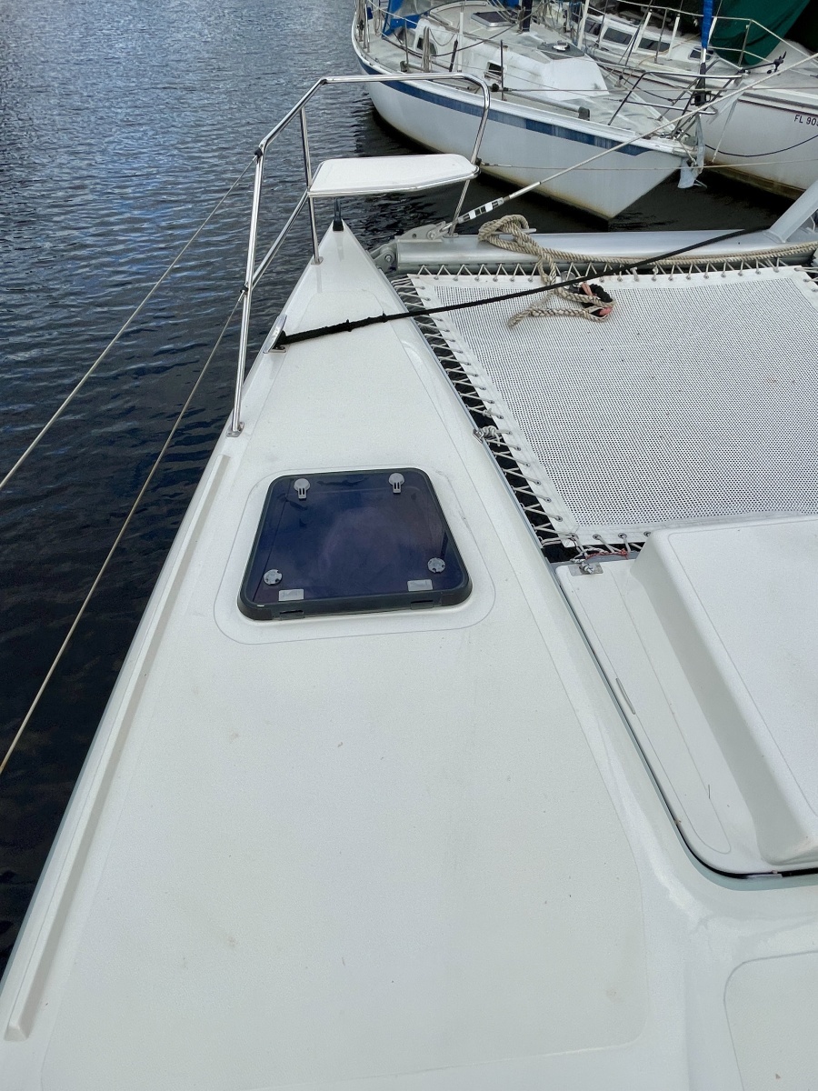 2017 St. Francis 50 MK2 portside pntoon hatch