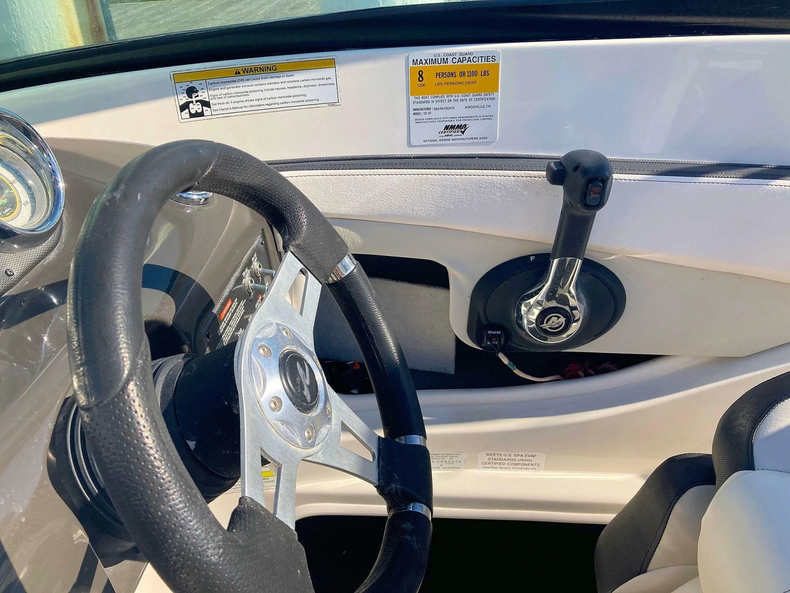 2012 Sea Ray 190 Sport