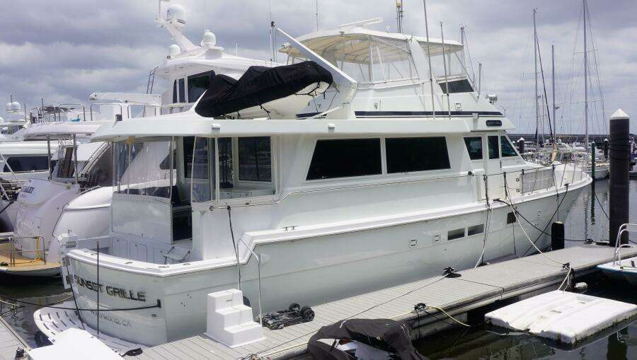 SUNSET GRILLE 62ft Hatteras Yacht For Sale