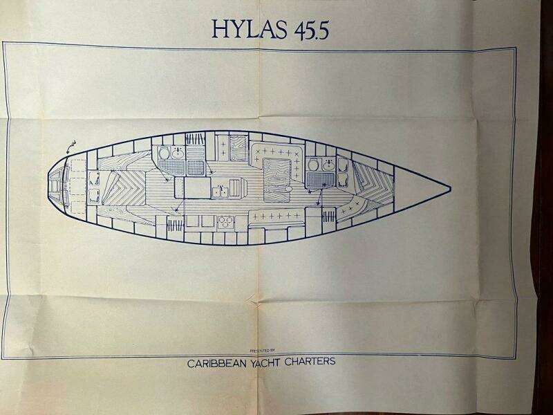 Inside Hylas 44 Floorplan