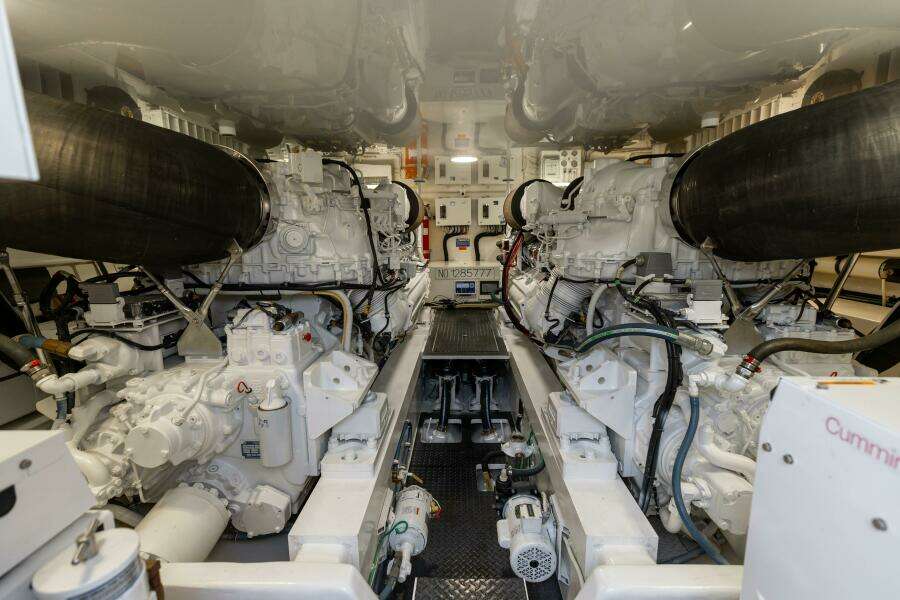 2018 Viking 62 Convertible- Da'Grits-Engine Room
