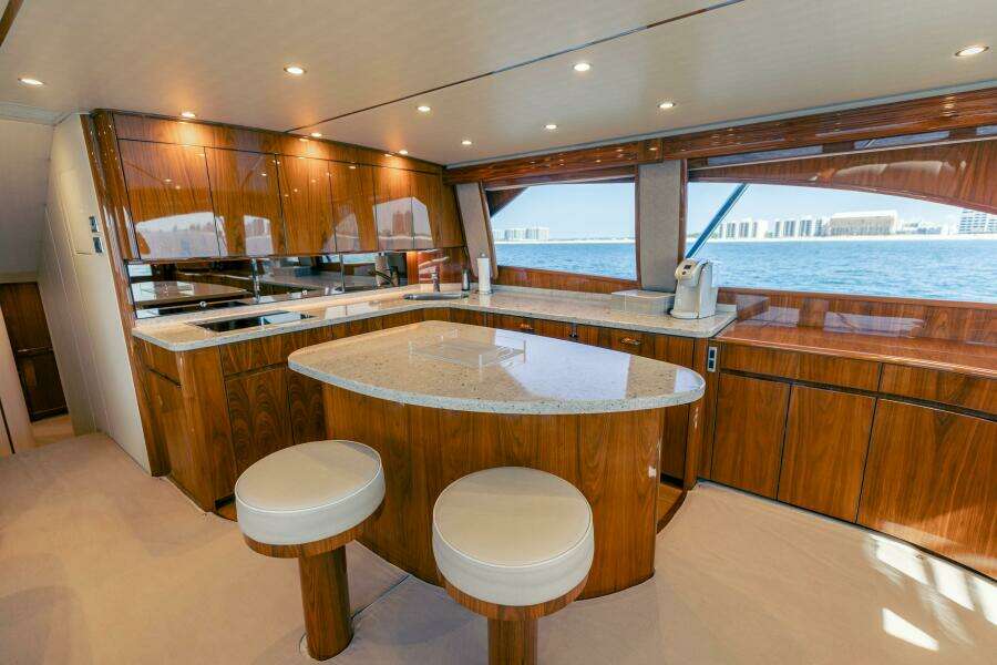 2018 Viking 62 Convertible- Da'Grits- Galley