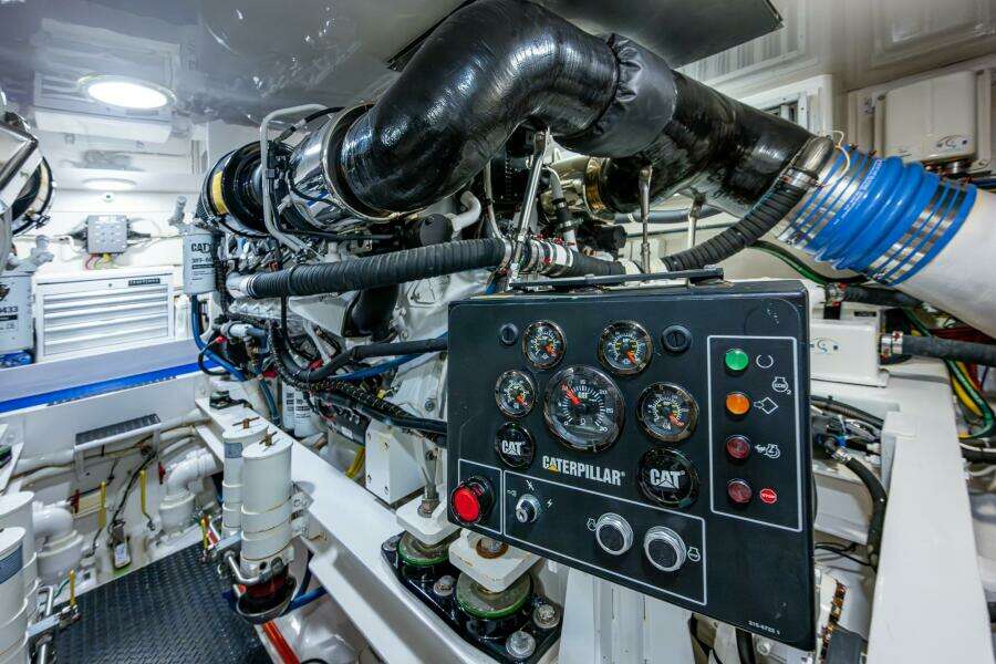 Viking 60 - Carolina Style - Engine Room