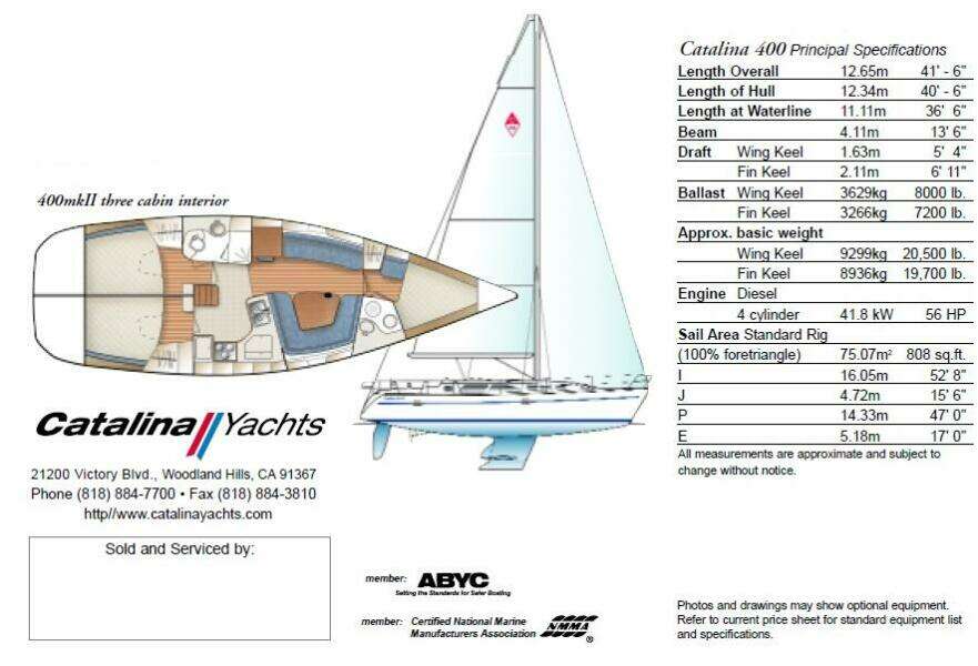 SHENANIGANS 40ft Catalina Yacht For Sale