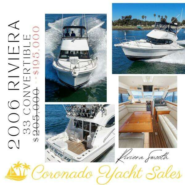 Lil Breezy 33ft Riviera Yacht For Sale