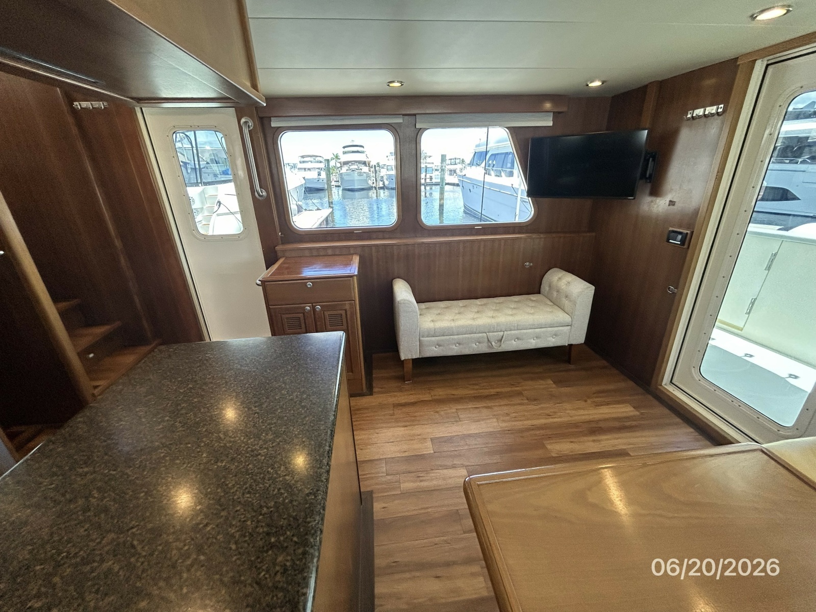 45' Northwest salon starboard